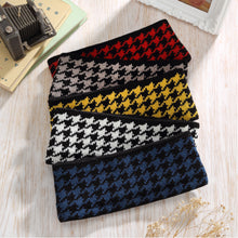 Load image into Gallery viewer, Fleece Lined Houndstooth Knit Headband