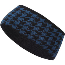 Load image into Gallery viewer, Fleece Lined Houndstooth Knit Headband
