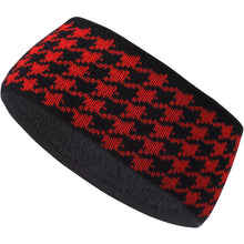 Load image into Gallery viewer, Fleece Lined Houndstooth Knit Headband