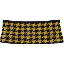 Load image into Gallery viewer, Fleece Lined Houndstooth Knit Headband