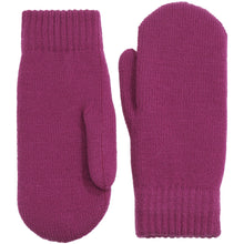 Load image into Gallery viewer, Winter Plush Fleece Lined Solid Knit Mittens