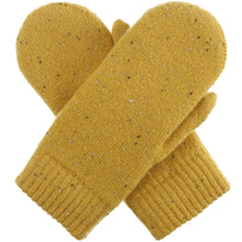 Load image into Gallery viewer, Winter Plush Fleece Lined Speckle Knit Mittens