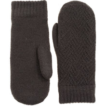 Load image into Gallery viewer, Winter Plush Fleece Lined Chevron Knit Mittens