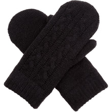 Load image into Gallery viewer, Winter Plush Fleece Lined Cable Knit Mitten
