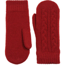 Load image into Gallery viewer, Winter Plush Fleece Lined Cable Knit Mitten