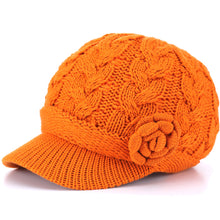 Load image into Gallery viewer, Women's Winter Warm Fleece Lined Knitted Beret Beanie Hat Cap