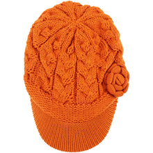 Load image into Gallery viewer, Women's Winter Warm Fleece Lined Knitted Beret Beanie Hat Cap