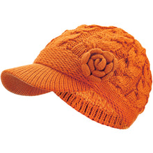 Load image into Gallery viewer, Women's Winter Warm Fleece Lined Knitted Beret Beanie Hat Cap