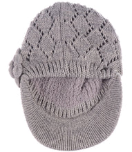 Load image into Gallery viewer, Women's Winter Fleece Lined Dimaond Knit Cap