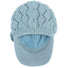 Load image into Gallery viewer, Women's Winter Fleece Lined Dimaond Knit Cap