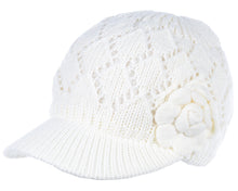 Load image into Gallery viewer, Women's Winter Fleece Lined Dimaond Knit Cap