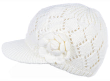 Load image into Gallery viewer, Women's Winter Fleece Lined Dimaond Knit Cap