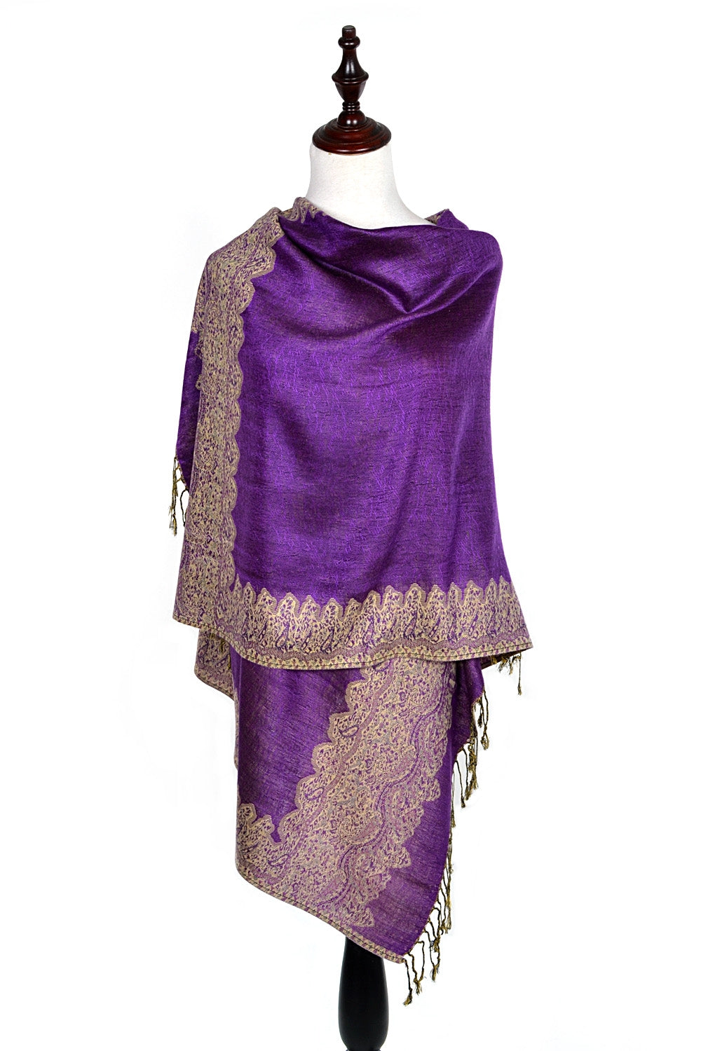 003_17 - One Piece Printed Pashmina Shawl Scarf