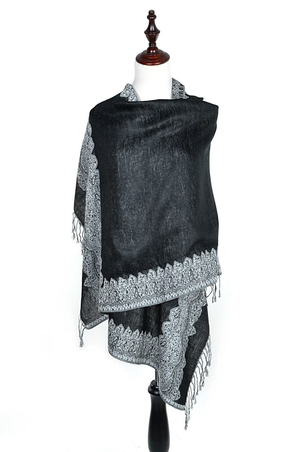 003_22 - One Piece Printed Pashmina Shawl Scarf