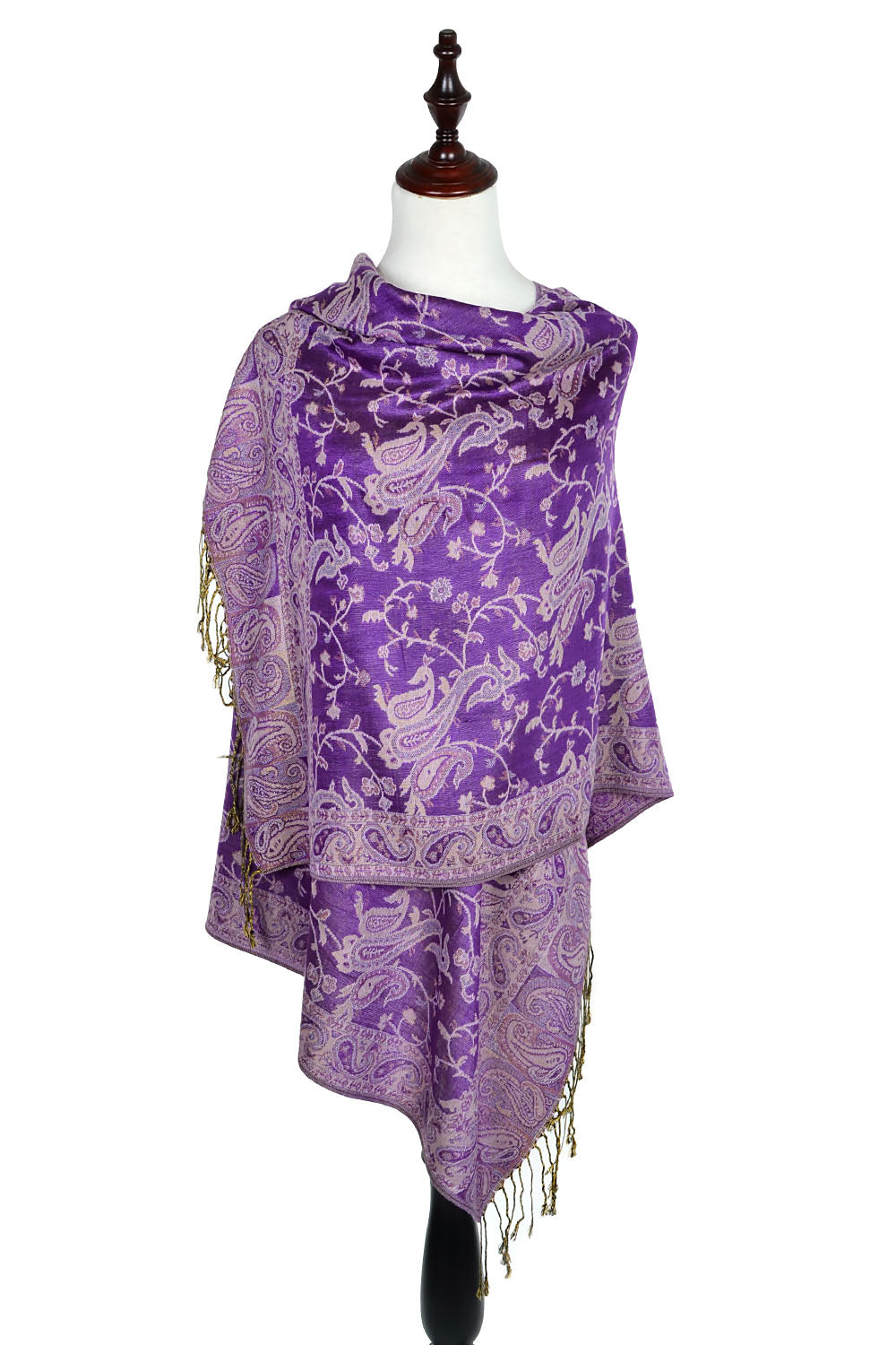 023_15 - One Piece Pasiley Print Pashmina Shawl Scarf