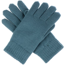 Load image into Gallery viewer, Winter Women&#39;s Toasty Warm Plush Fleece Lined Knit Gloves in Solid
