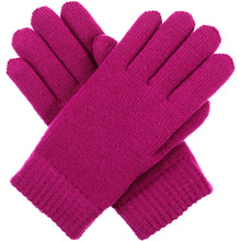 Load image into Gallery viewer, Winter Women&#39;s Toasty Warm Plush Fleece Lined Knit Gloves in Solid
