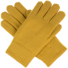 Load image into Gallery viewer, Winter Women&#39;s Toasty Warm Plush Fleece Lined Knit Gloves in Solid
