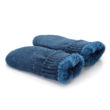 Load image into Gallery viewer, Winter Plush Fleece Lined Speckle Knit Mittens
