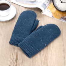 Load image into Gallery viewer, Winter Plush Fleece Lined Speckle Knit Mittens
