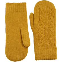 Load image into Gallery viewer, Winter Plush Fleece Lined Cable Knit Mitten
