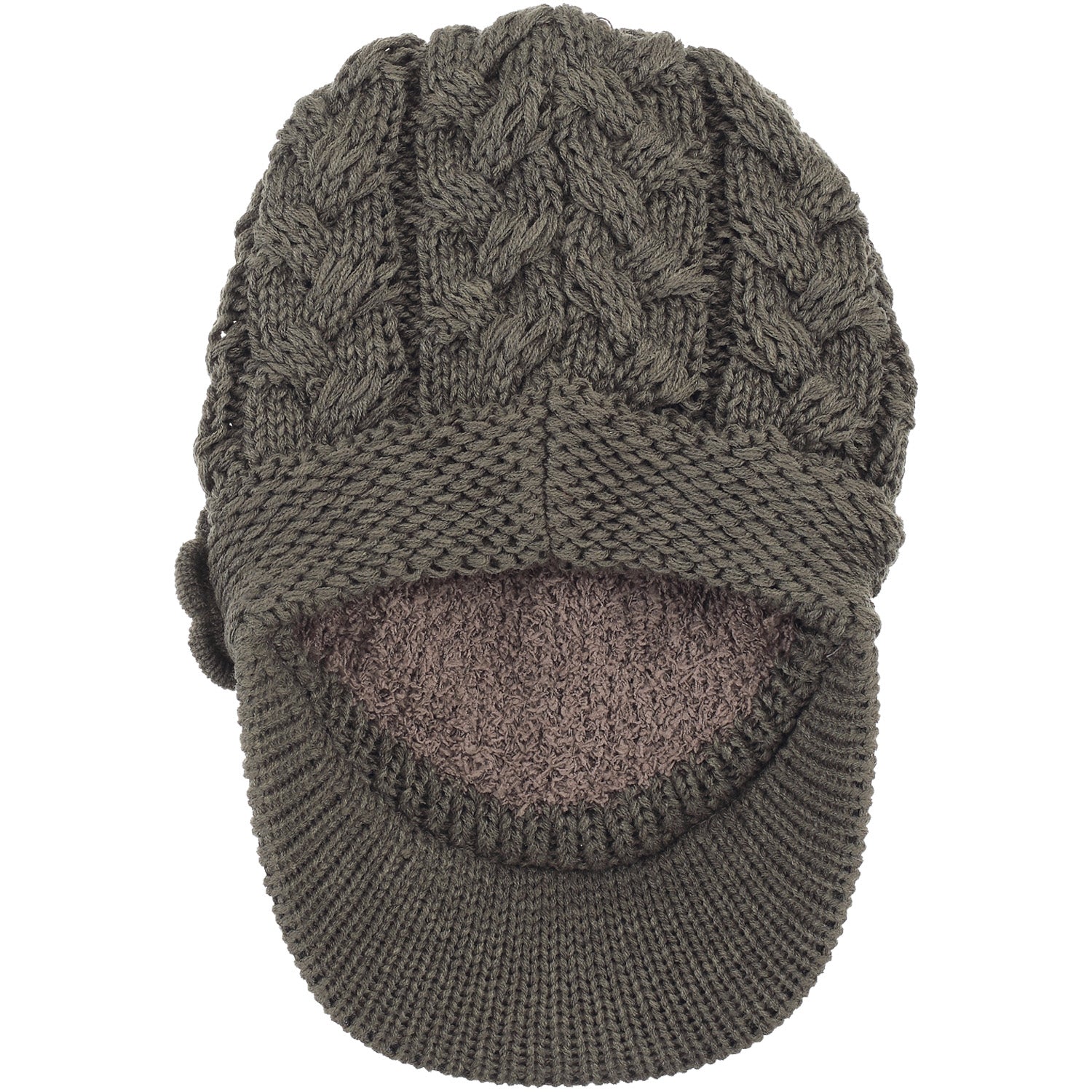 8961 Byos Womens Winter Warm Fleece Lined Knitted Beret Beanie Hat Cap BYOS Women main image 3