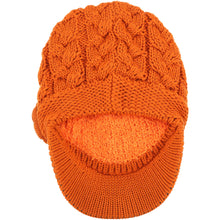 Load image into Gallery viewer, Women&#39;s Winter Warm Fleece Lined Knitted Beret Beanie Hat Cap
