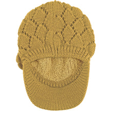 Load image into Gallery viewer, Women&#39;s Winter Fleece Lined Dimaond Knit Cap
